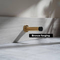 Brass Anti Collision Door Stopper with Rubber Tip, Wall Mounted Door Buffer for Bathrooms - view 4