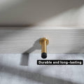 Brass Anti Collision Door Stopper with Rubber Tip, Wall Mounted Door Buffer for Bathrooms - view 5