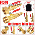 Brass Antifreeze Winter Joint Tool Set for RV and Boat, Pack of 2