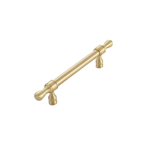 Brass Cabinet Drawer Handle - Gold, 152 mm