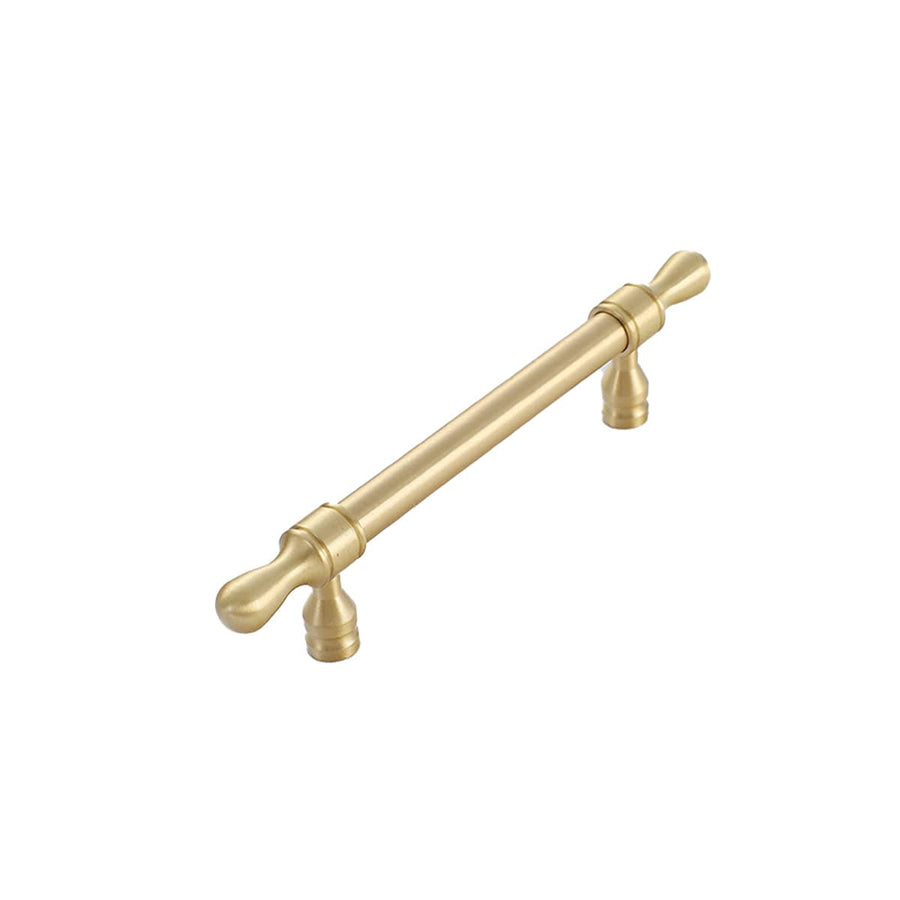 Brass Cabinet Drawer Handle - Gold, 152 mm