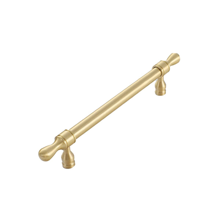 Brass Cabinet Drawer Handle - Gold, 184 mm