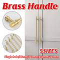 Brass Cabinet Drawer Handle - Gold, 184 mm - view 2