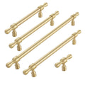 Brass Cabinet Drawer Handle - Gold, 184 mm - view 3