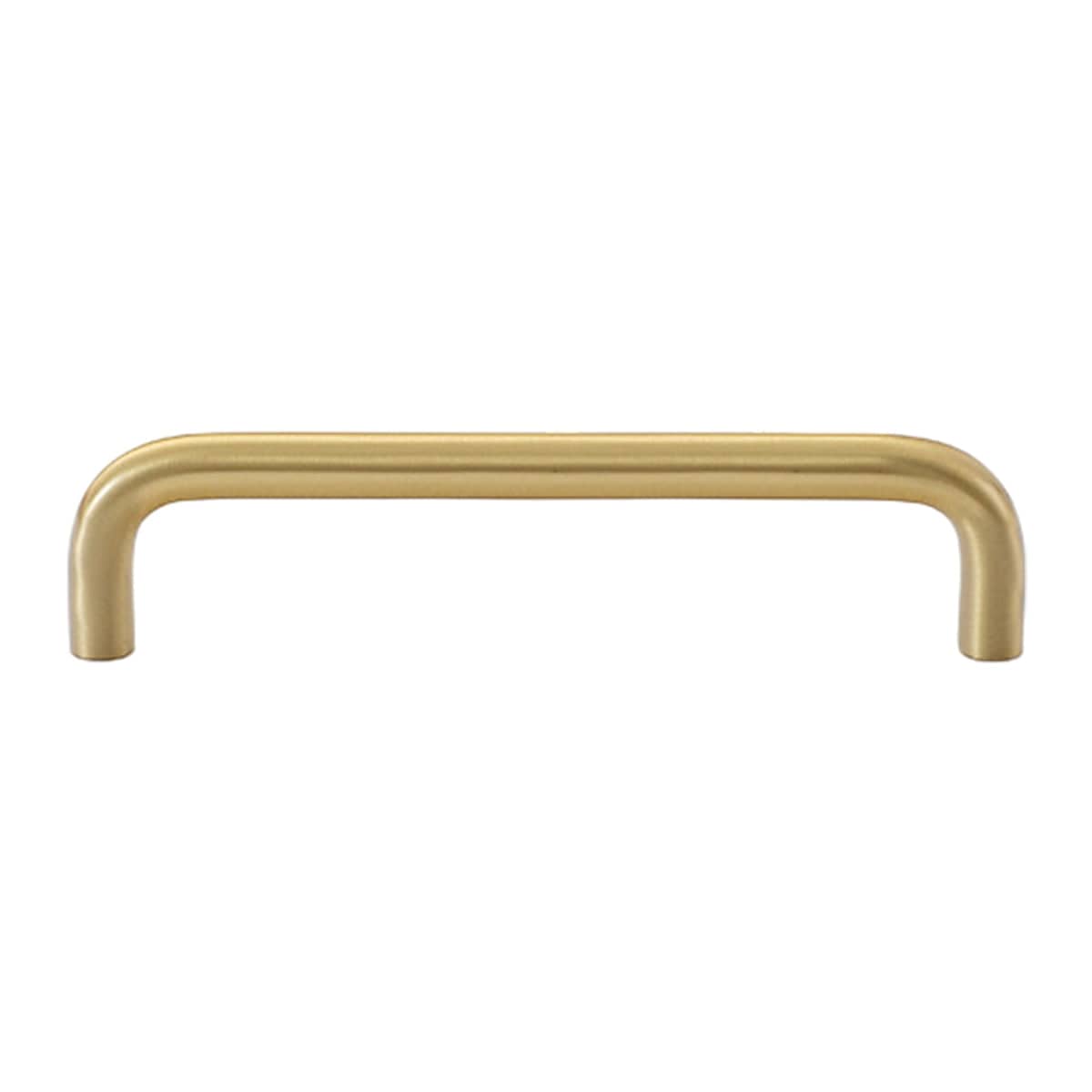 Brass Cabinet Handle - Gold, 128 mm Hole Spacing