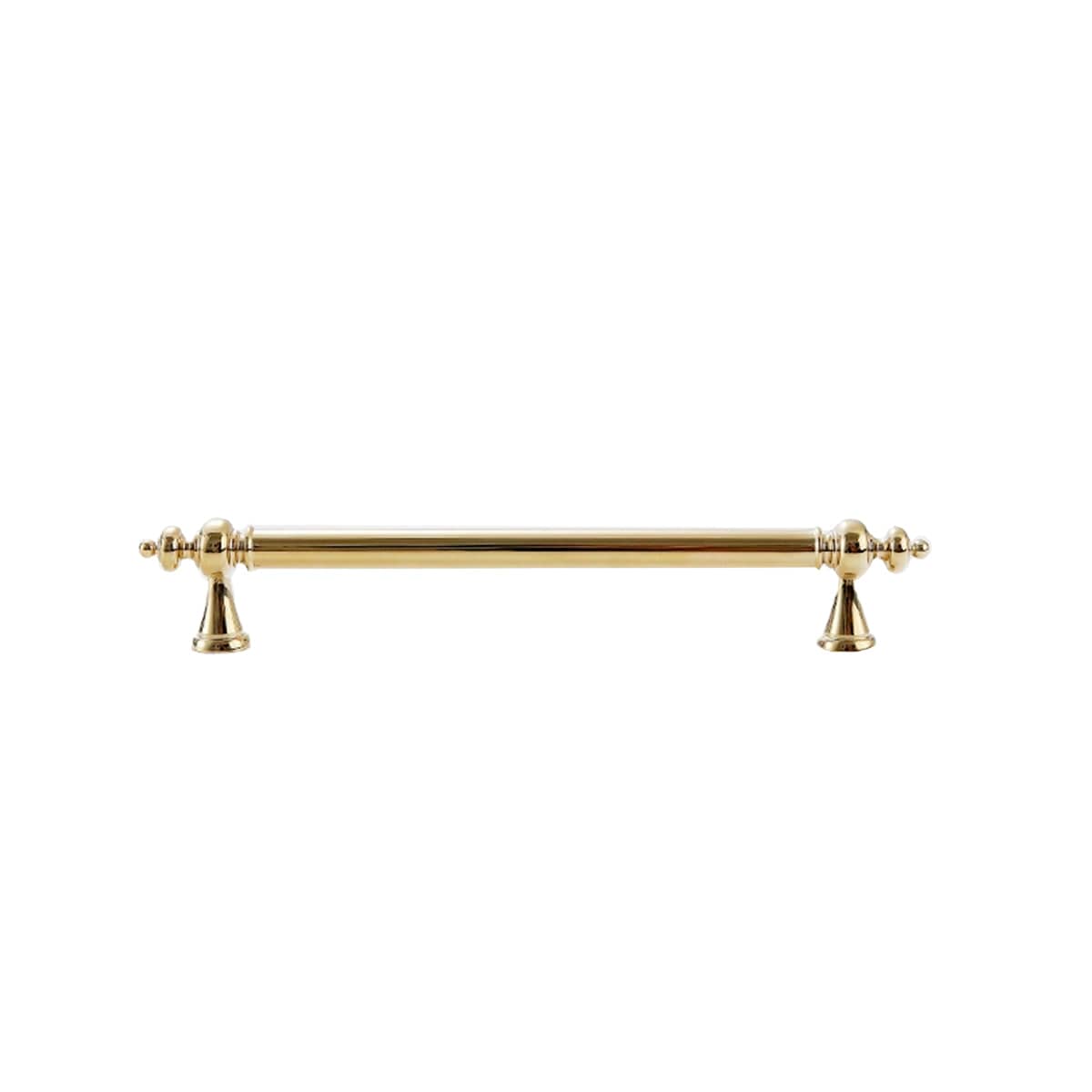 Brass Cabinet Handle - Gold, 160 mm Hole Spacing, 202 mm Long