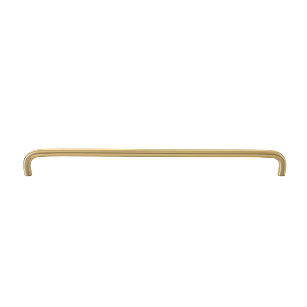 Brass Cabinet Handle - Gold, 224 mm Hole Spacing
