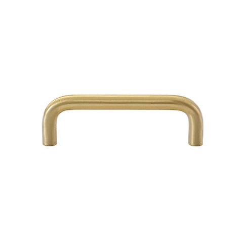 Brass Cabinet Handle - Gold, 96 mm Hole Spacing