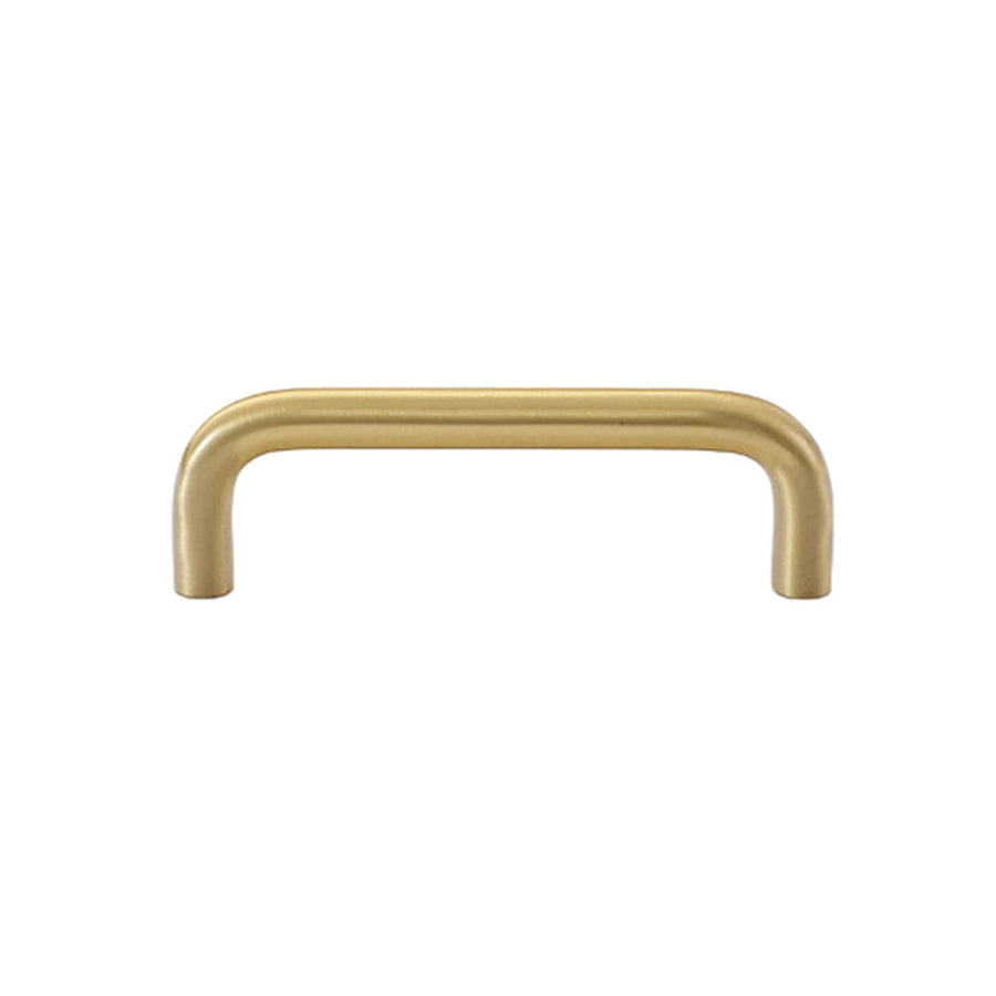 Brass Cabinet Handle - Gold, 96 mm Hole Spacing