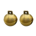 Brass Grazing Bells for Cows, Sheep, Horses and Dogs, Pack of 2 - Size S (3.8 cm)