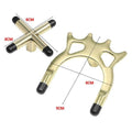 Brass Pool Snooker Billiard Cue Rest Set, Cross and Spider Jigger, Pack of 2 - view 3