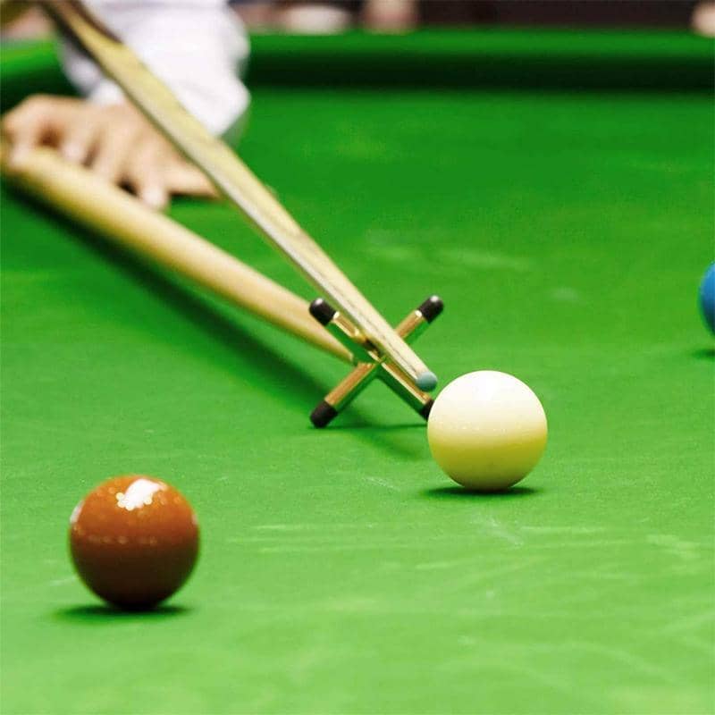 Brass Pool Snooker Billiard Cue Rest Set, Cross and Spider Jigger, Pack of 2 - view 5