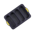 Bread Baking Tray, Four Oval Compartments, Non-Stick, 33.5 x 23.5 cm - view 2