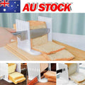 Bread Slicer Guide for Toast and Sandwiches, Foldable, 1 cm or 2 cm Slices