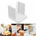 Bread Slicer Guide for Toast and Sandwiches, Foldable, 1 cm or 2 cm Slices - view 3