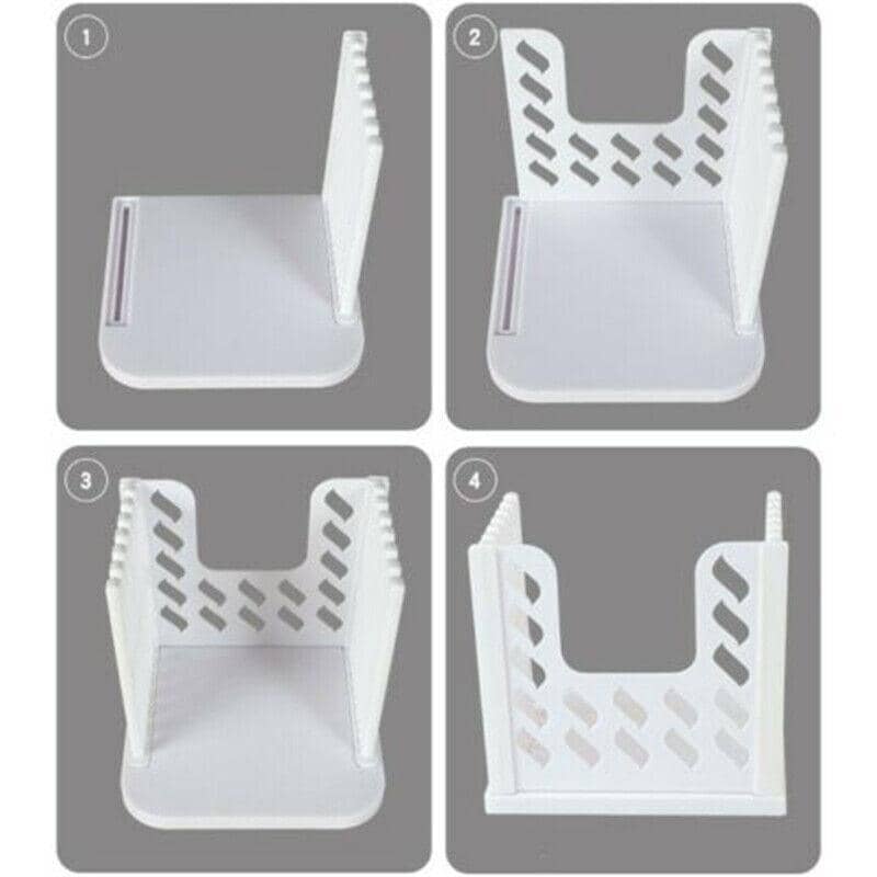 Bread Slicer Guide for Toast and Sandwiches, Foldable, 1 cm or 2 cm Slices - view 5