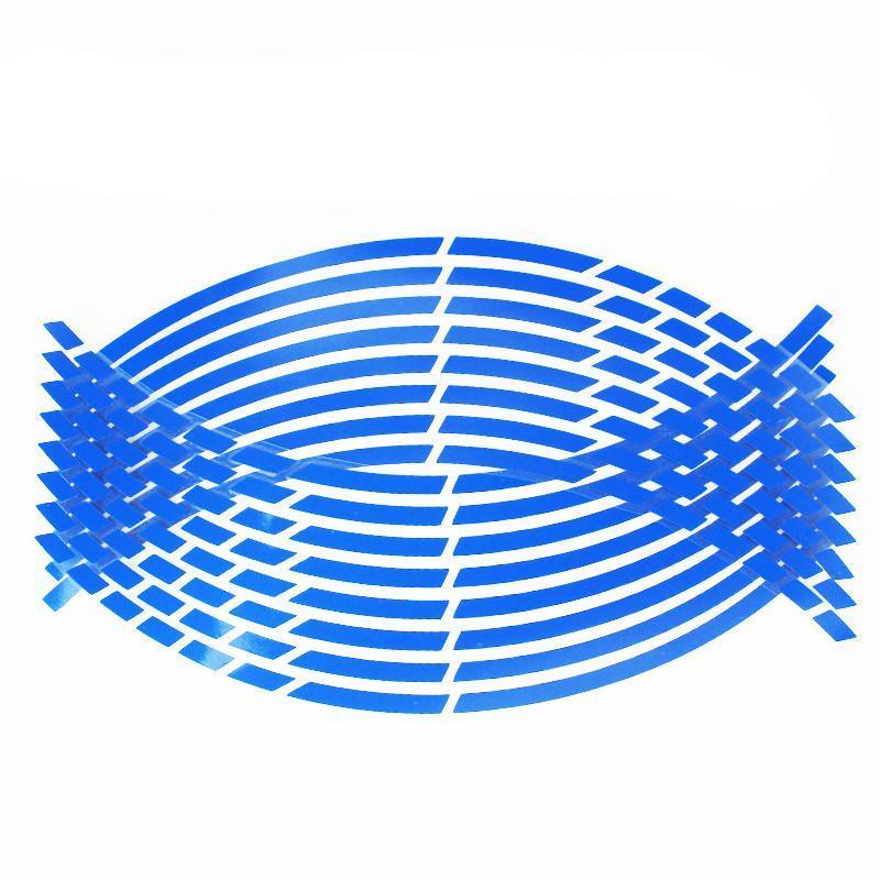 Break Reflective Rim Tape for 18 Inch (46 cm) Wheels - Blue