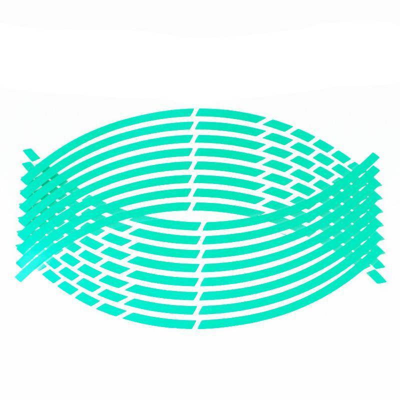 Break Reflective Rim Tape for 18 Inch (46 cm) Wheels - Green
