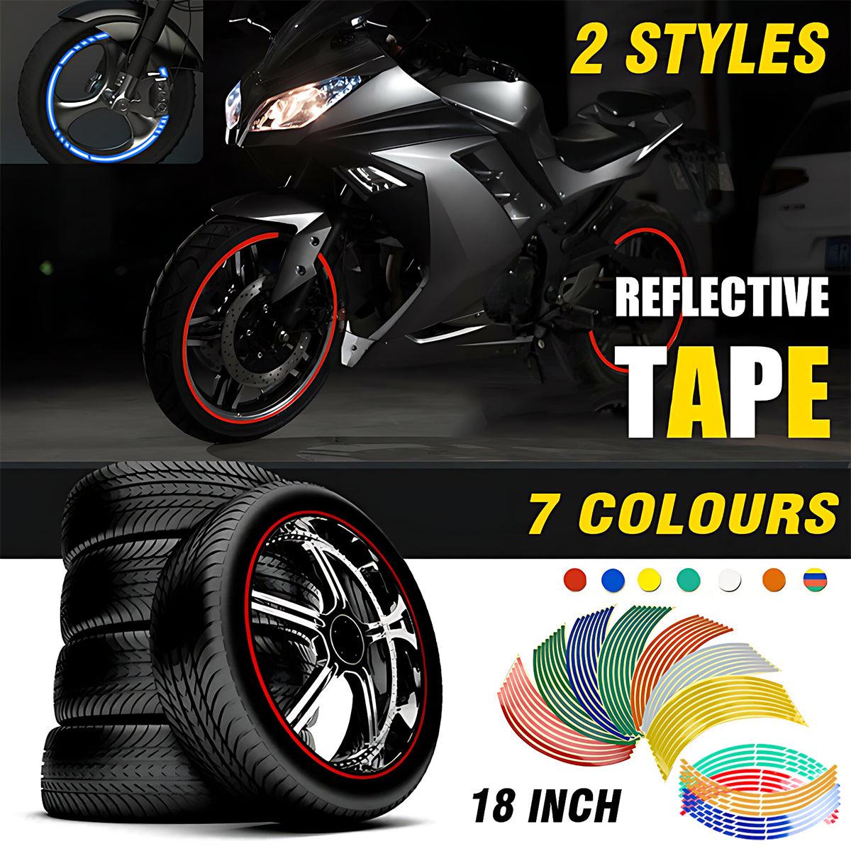 Break Reflective Rim Tape for 18 Inch (46 cm) Wheels - Green - view 2