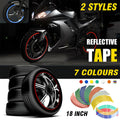 Break Reflective Rim Tape for 18 Inch (46 cm) Wheels - Mixed Colour - view 2