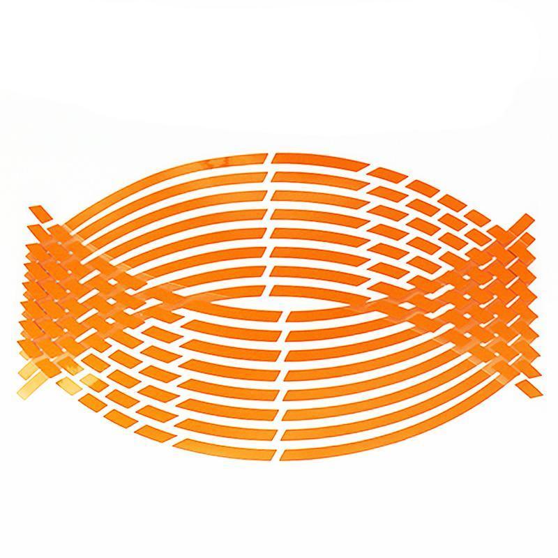 Break Reflective Rim Tape for 18 Inch (46 cm) Wheels - Orange