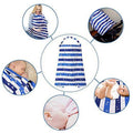 Breastfeeding Nursing Cover Scarf, 100 x 70 cm - Pink Panda Mug Print - view 4