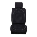 Breathable Car Seat Cushion with Raised Massage Bumps - Black