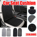 Breathable Car Seat Cushion with Raised Massage Bumps - Black - view 2