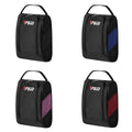 Breathable Golf Shoe Bag with Double Zip and Mesh Side Panel - Blue - view 3