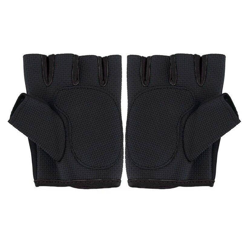 Breathable Gym Gloves - Black, Small (Palm 15.5-18 cm)