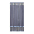 Breathable Insect Proof Door Curtain Lace Mesh - Grey