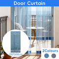 Breathable Insect Proof Door Curtain Lace Mesh - Grey - view 2