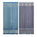Breathable Insect Proof Door Curtain Lace Mesh - Grey - view 3