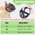 Breathable Mesh Dog Muzzle for Short Snout Dogs - Size M (Neck 46-56 cm) - view 3