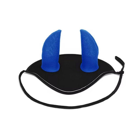 Breathable Mesh Horse Ear Muffs for Fly Protection - Black