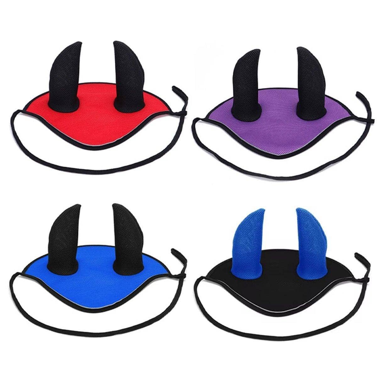 Breathable Mesh Horse Ear Muffs for Fly Protection - Purple - view 3