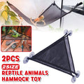 Breathable Reptile Hammock with Suction Cups - Small, 33 cm Sides, Pack of 2 - view 2