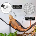 Breathable Reptile Hammock with Suction Cups - Small, 33 cm Sides, Pack of 2 - view 4