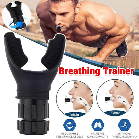 Breathing Trainer with Adjustable Resistance