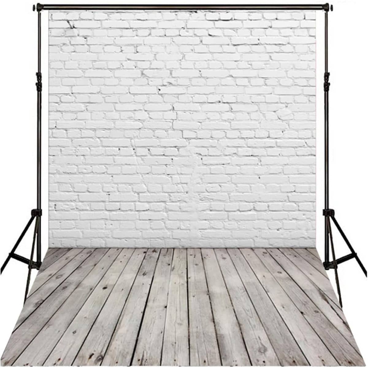 Brick Wall Photography Backdrop, Vinyl and Cotton - 1.8 x 2.5 m