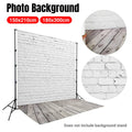 Brick Wall Photography Backdrop, Vinyl and Cotton - 1.8 x 2.5 m - view 2