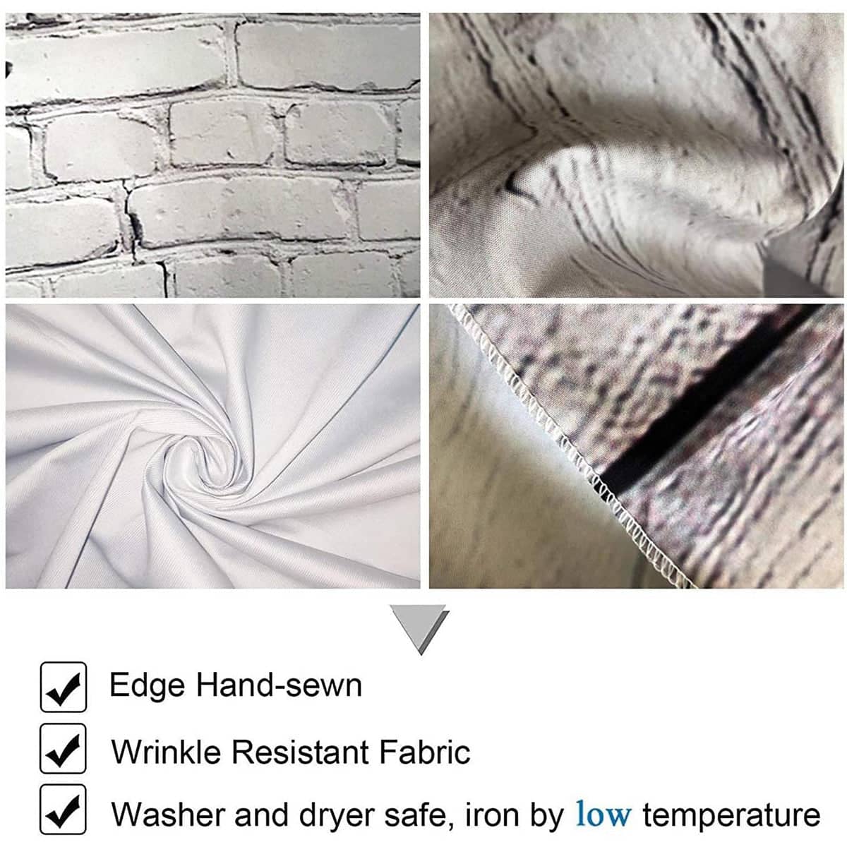 Brick Wall Photography Backdrop, Vinyl and Cotton - 1.8 x 3.0 m - view 5
