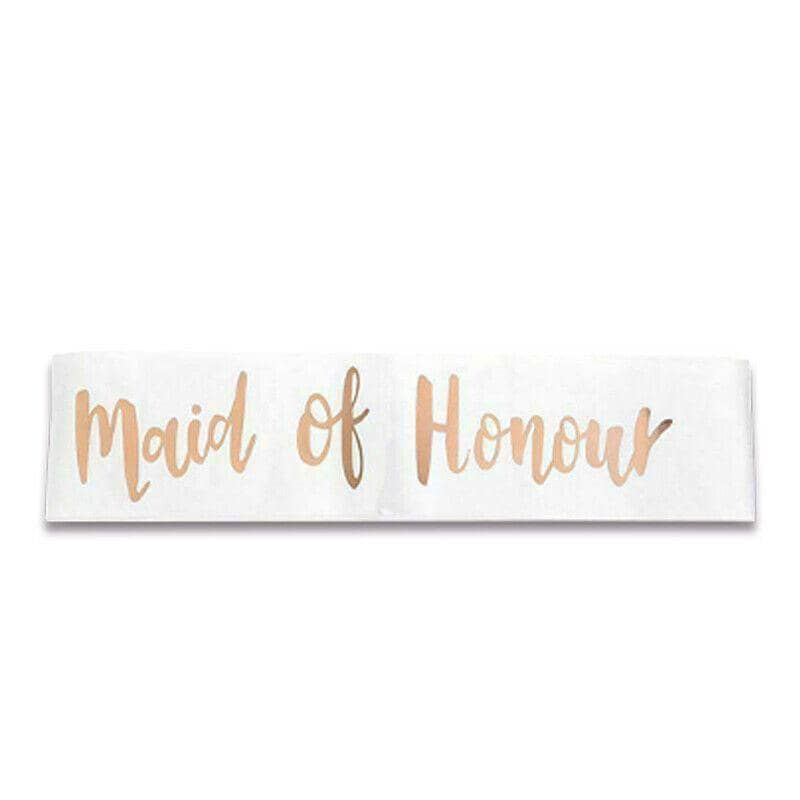 Bridal Party Sash 160 x 9.5 cm - Maid of Honour