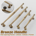 Bronze Cabinet Door Handle - 96mm Hole Spacing, 127mm Long - view 2