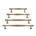 Bronze Cabinet Door Handle - 96mm Hole Spacing, 127mm Long - view 3