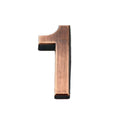 Bronze Door Number Sticker for Room and Address Numbers - Number 1