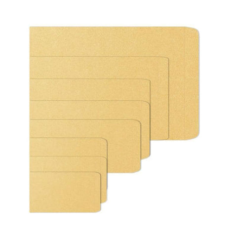 Brown Kraft Envelopes 120gsm, Pack of 50 - 230 x 120 mm