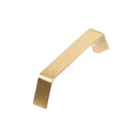Brushed Brass Bridge Cabinet Handle - Style A, 96 mm Hole Spacing