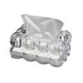 Bubble Clear Tissue Box for Coffee Table and Living Room - Transparent