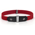 Buckle-Free Elastic Belt for Jeans, No-Bulge Invisible Fit - Red
